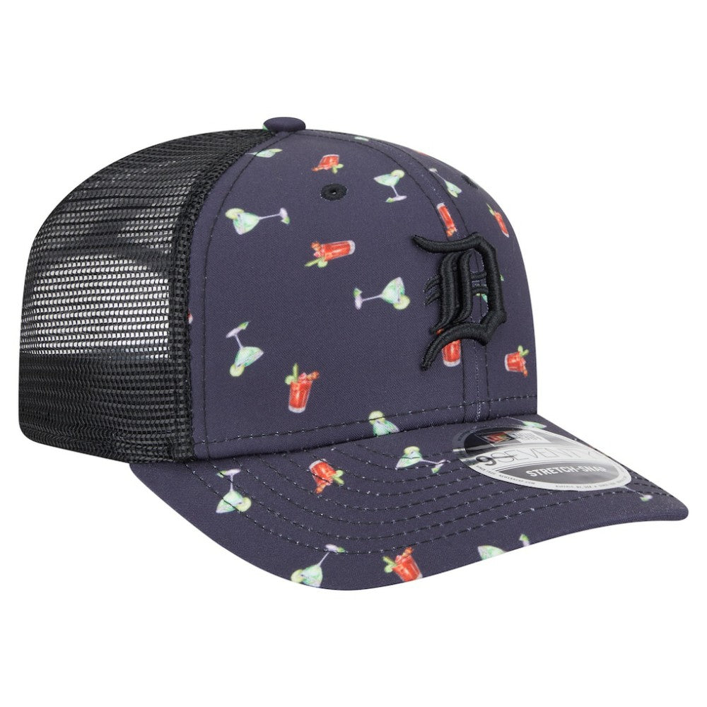 Detroit Tigers New Era Adventure Drinks Pattern 9SEVENTY Stretch-Snap Hat Outlet