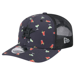 Houston Astros New Era Adventure Drinks Pattern 9SEVENTY Stretch-Snap Hat Outlet