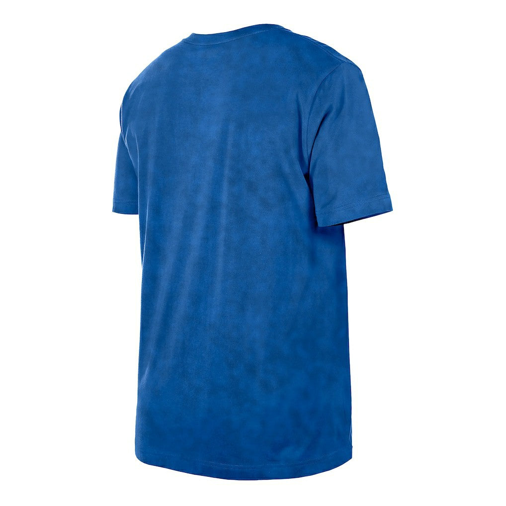 New Era New York Knicks Throwback Vintage Boxy Mineral Wash T-Shirt Blue