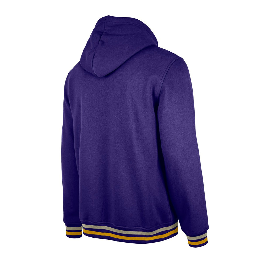 New Era Los Angeles Lakers Throwback Vintage Pullover Hoodie Purple