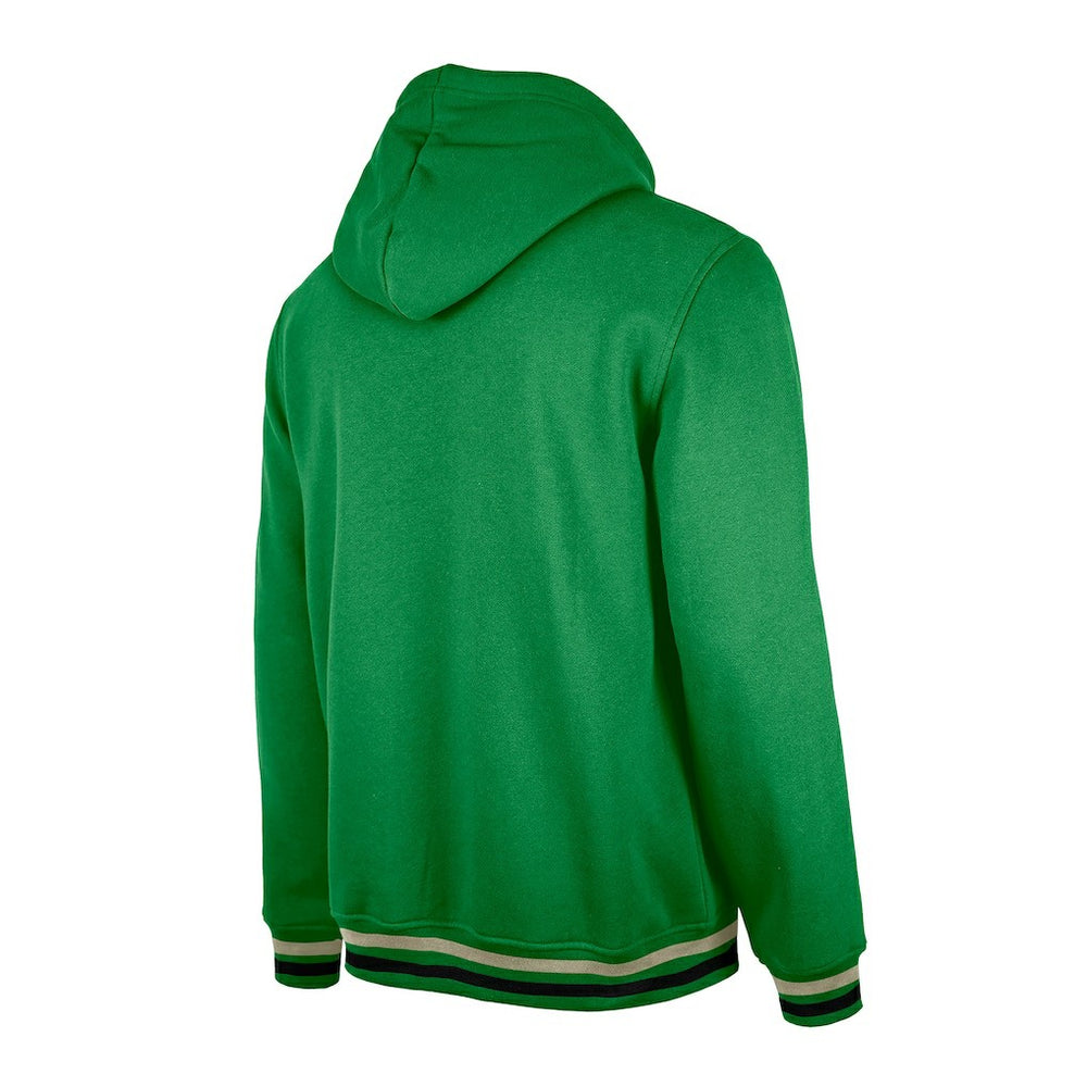 New Era Boston Celtics Throwback Vintage Pullover Hoodie Kelly Green