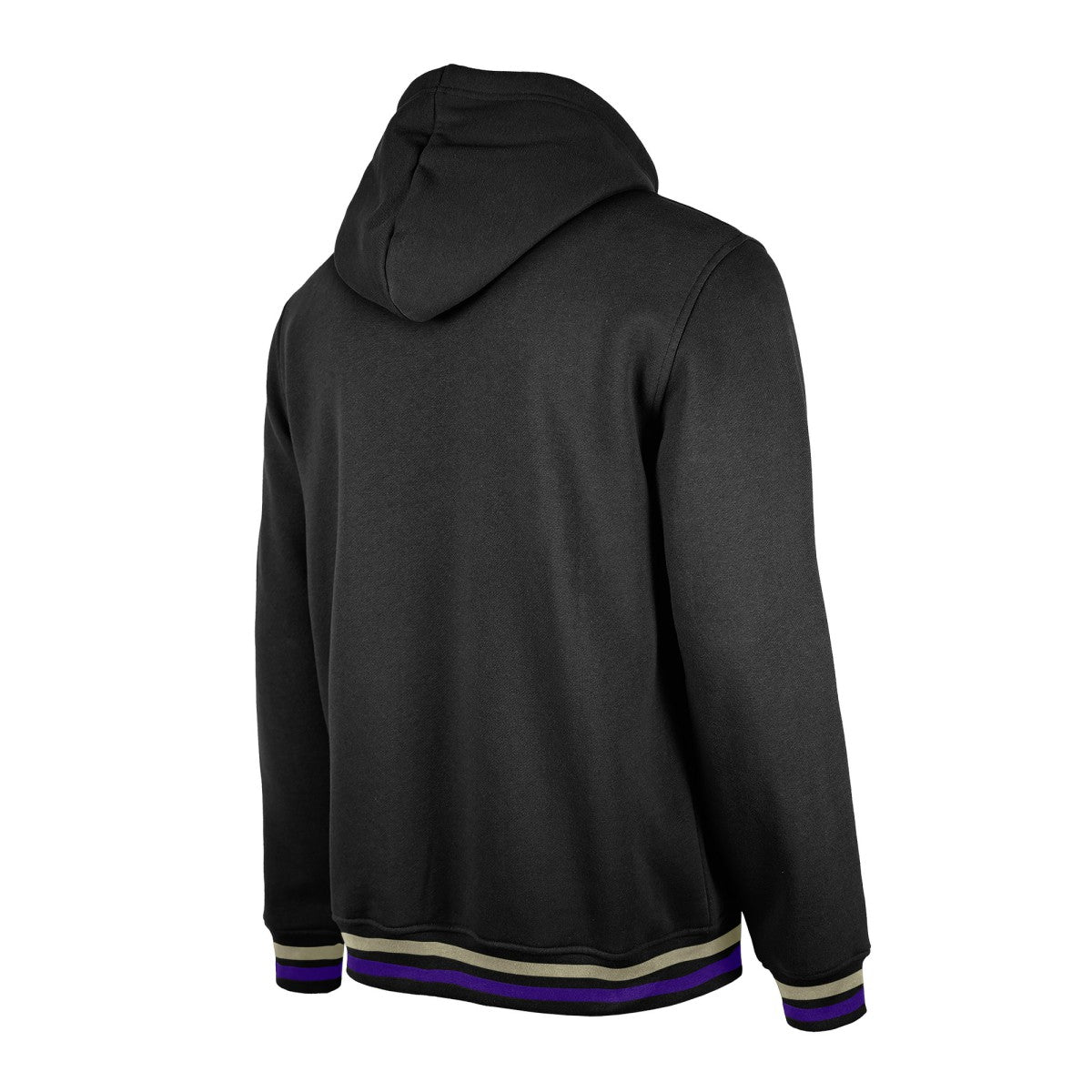 New Era Sacramento Kings Throwback Vintage Pullover Hoodie Black