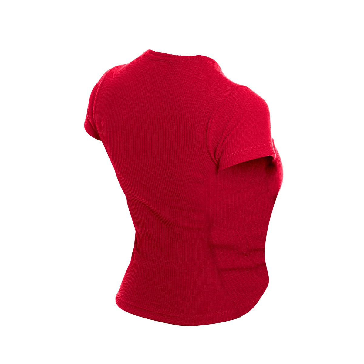 New Era Miami Heat Women's Leisure Collection Baby Doll Cropped T-Shirt Dark Red