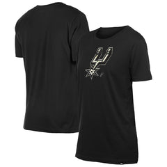 New Era San Antonio Spurs Women's Glam Game Flower T-Shirt Black