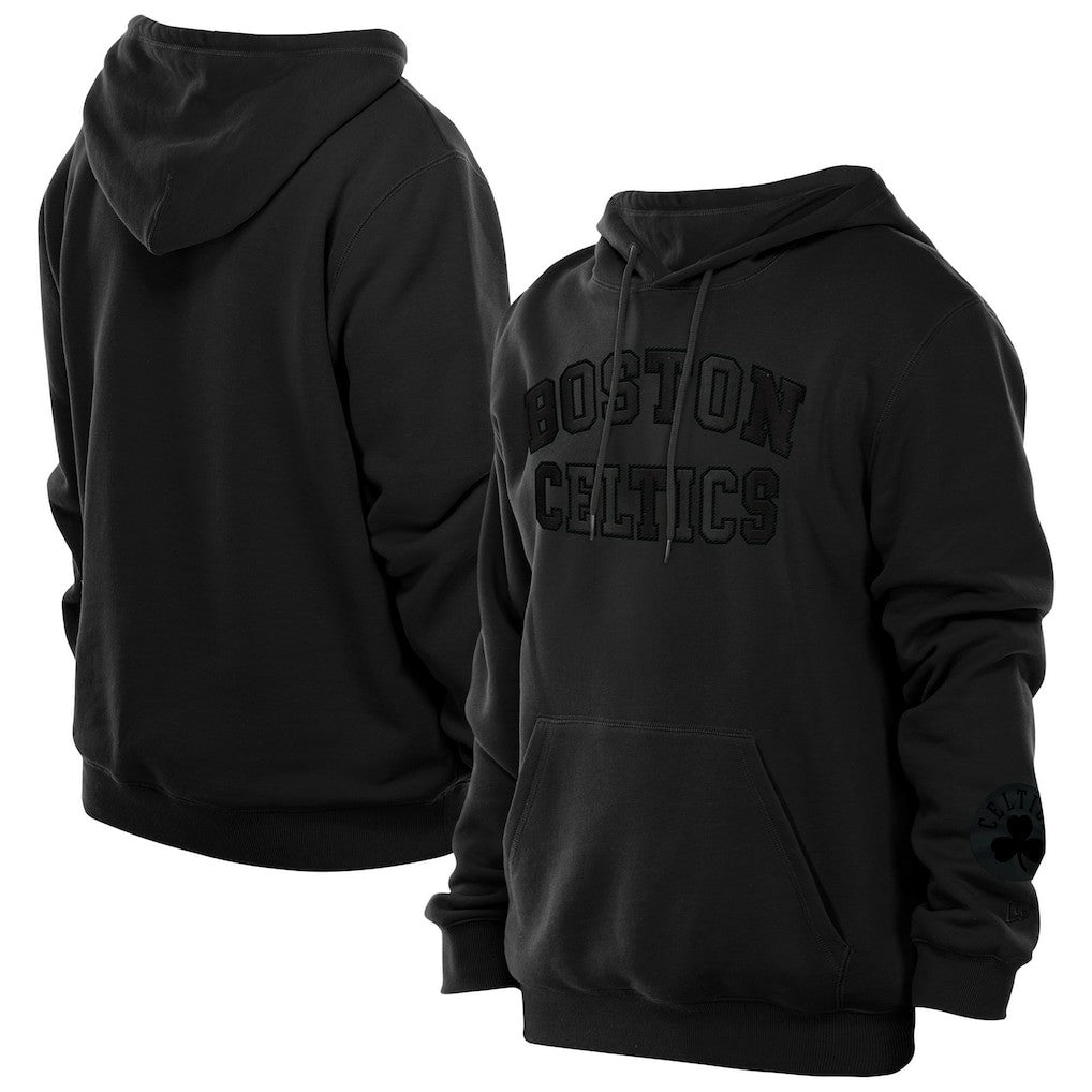 New Era Boston Celtics Logo Select Premium Pullover Hoodie Black
