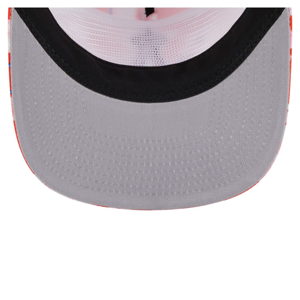 Los Angeles Angels New Era Adventure Pattern Golfer Trucker Snapback Hat Discount