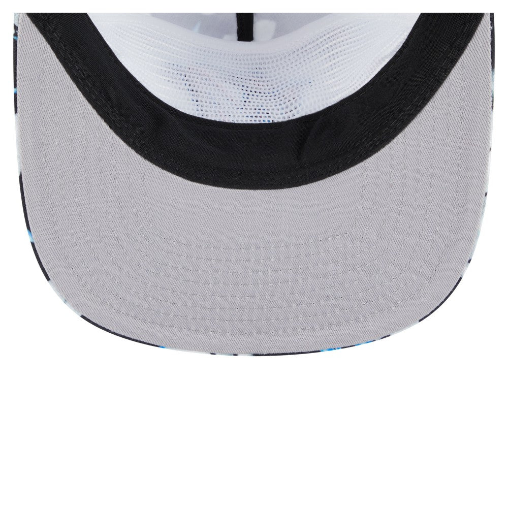 Miami Marlins New Era Adventure Pattern Golfer Trucker Snapback Hat Near Me