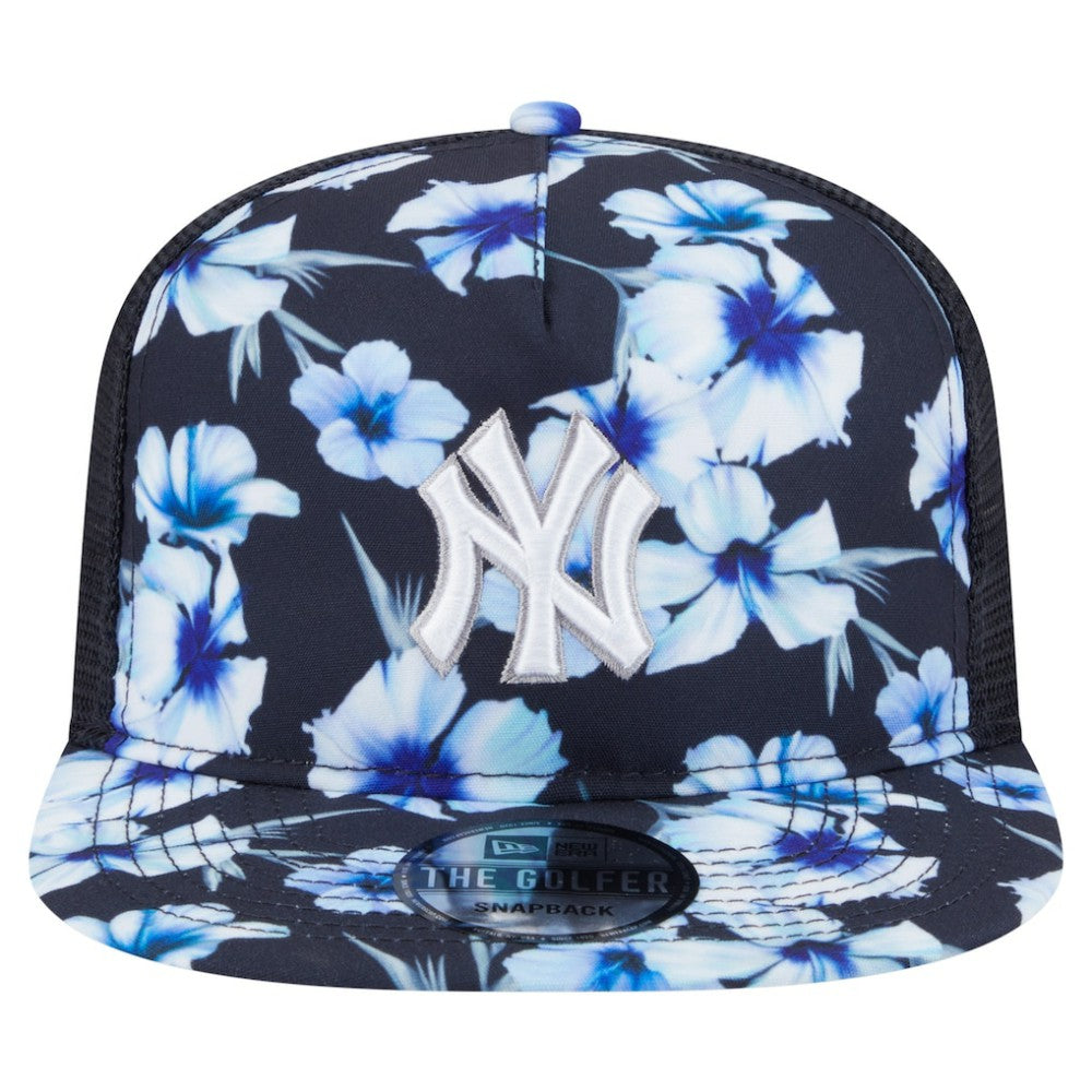 New York Yankees New Era Adventure Pattern Golfer Trucker Snapback Hat Near Me