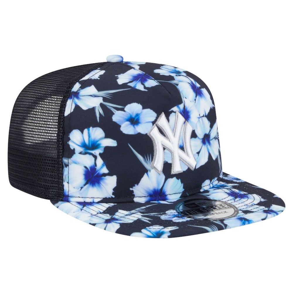 New York Yankees New Era Adventure Pattern Golfer Trucker Snapback Hat Near Me