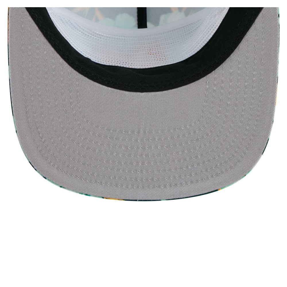 Athletics New Era Adventure Pattern Golfer Trucker Snapback Hat Sale
