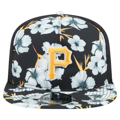 Pittsburgh Pirates New Era Adventure Pattern Golfer Trucker Snapback Hat Near Me
