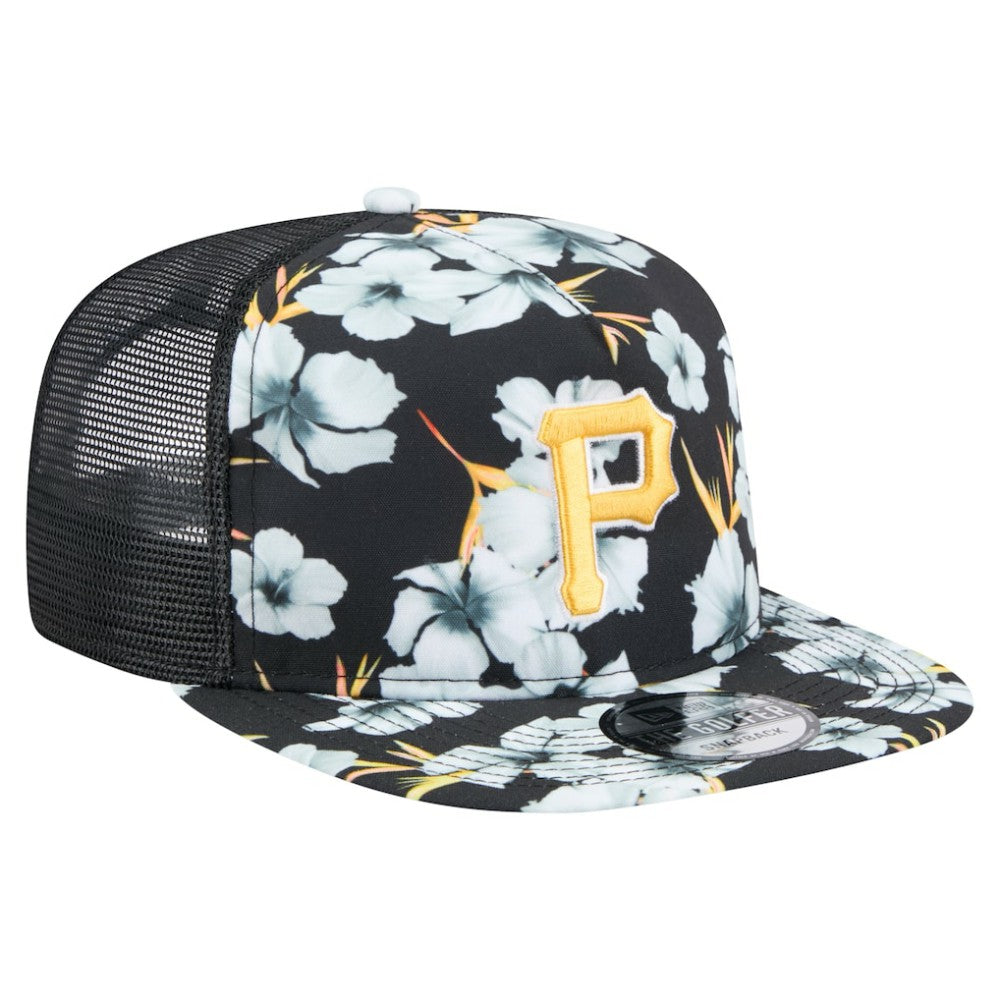 Pittsburgh Pirates New Era Adventure Pattern Golfer Trucker Snapback Hat Near Me