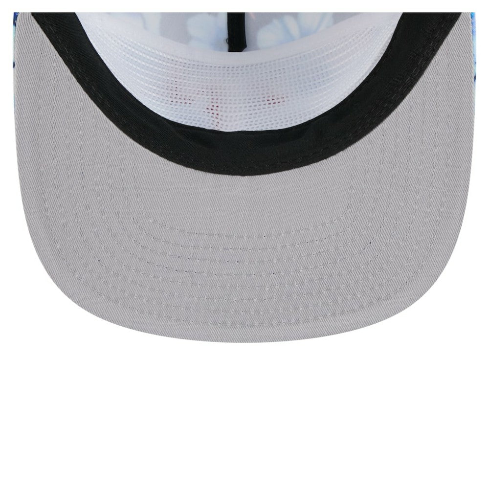 Texas Rangers New Era Adventure Pattern Golfer Trucker Snapback Hat Online