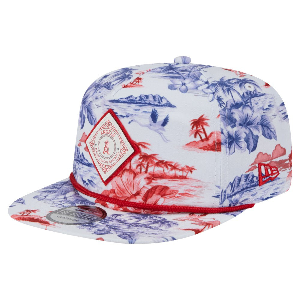 Los Angeles Angels New Era Printed Island Golfer Snapback Hat Near Me