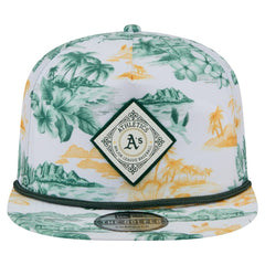 Athletics New Era Printed Island Golfer Snapback Hat Discount