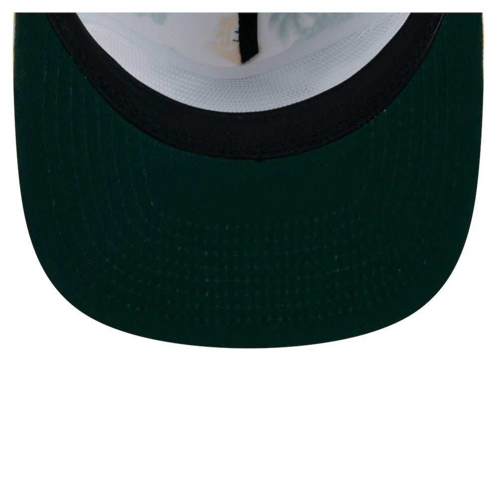 Athletics New Era Printed Island Golfer Snapback Hat Discount