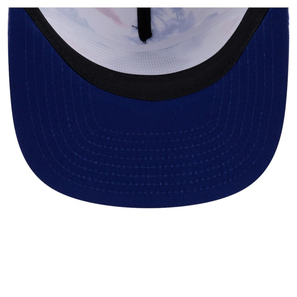 Texas Rangers New Era Printed Island Golfer Snapback Hat Outlet