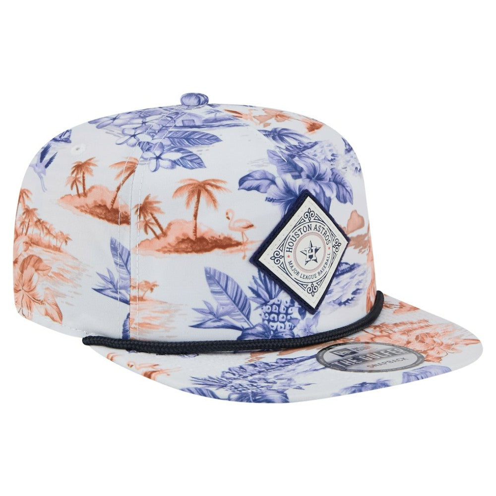 Houston Astros New Era Printed Island Golfer Snapback Hat Online