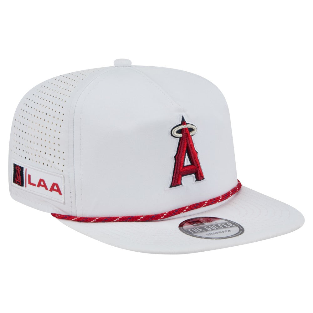 Los Angeles Angels New Era Perforated Golfer Snapback Hat Discount