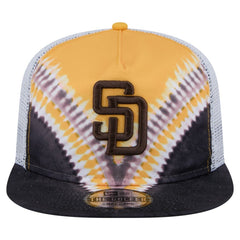 San Diego Padres New Era Tie-Dye Golfer Trucker Adjustable Hat Sale