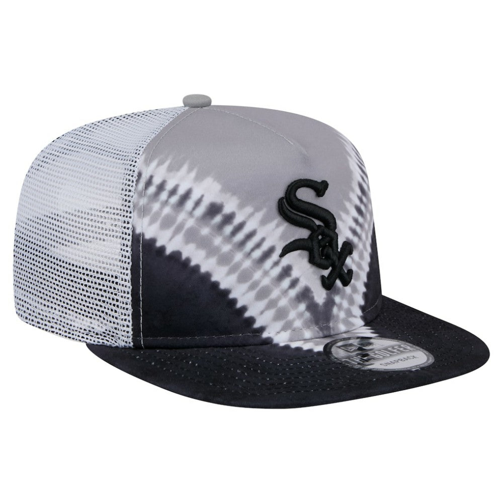 Chicago White Sox New Era Tie-Dye Golfer Trucker Adjustable Hat Outlet