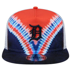 Detroit Tigers New Era Tie-Dye Golfer Trucker Adjustable Hat Near Me