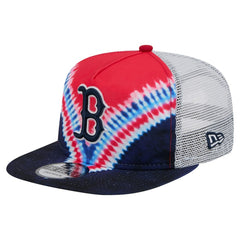 Boston Red Sox New Era Tie-Dye Golfer Trucker Adjustable Hat Online