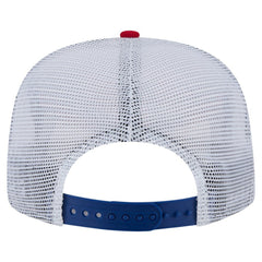 Chicago Cubs New Era Tie-Dye Golfer Trucker Adjustable Hat Outlet