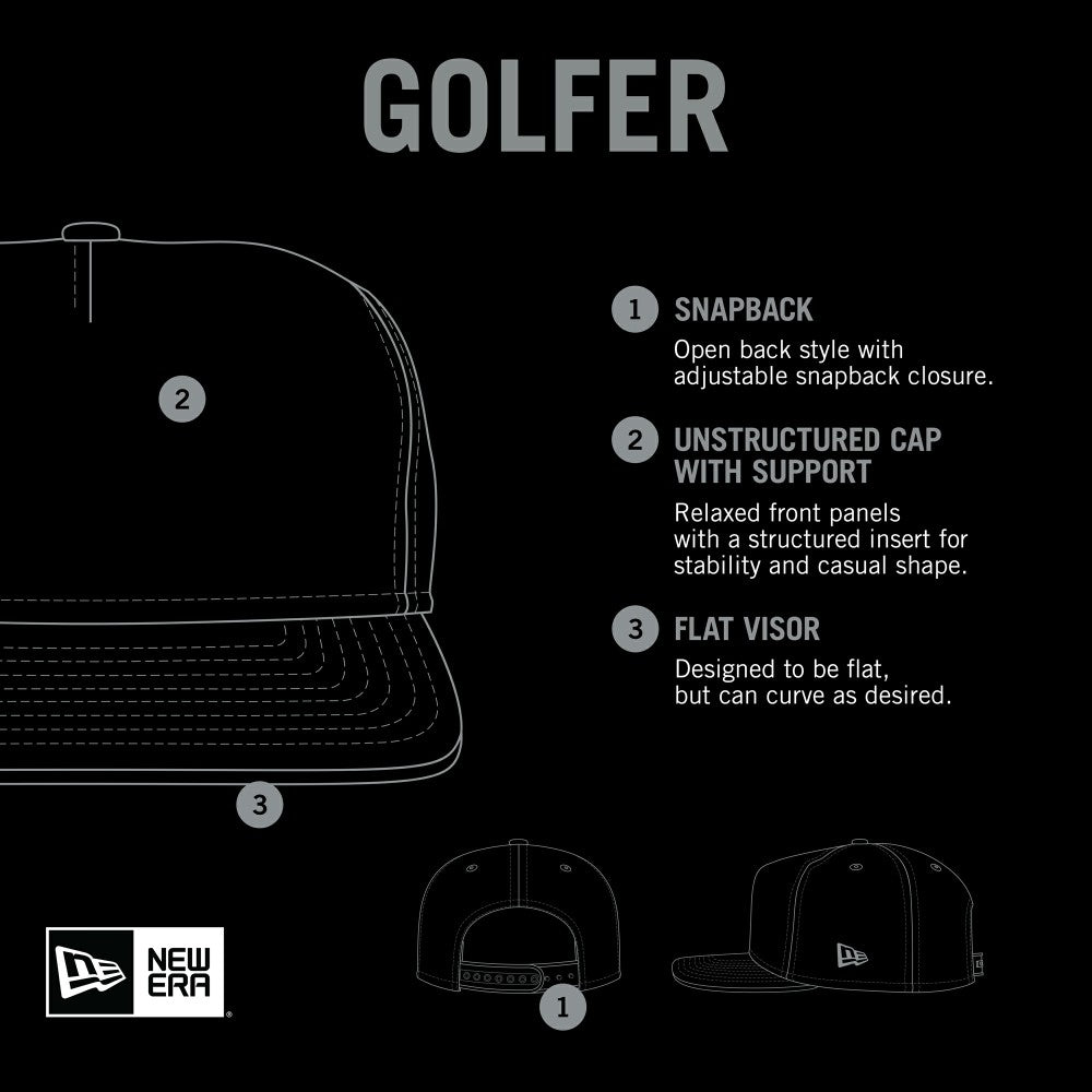 Los Angeles Angels New Era Printed Golfer Snapback Hat Online