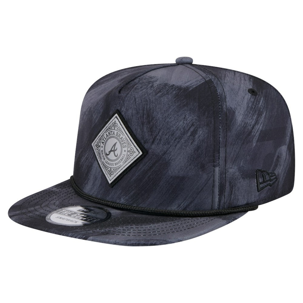 Atlanta Braves New Era Printed Golfer Snapback Hat Sale