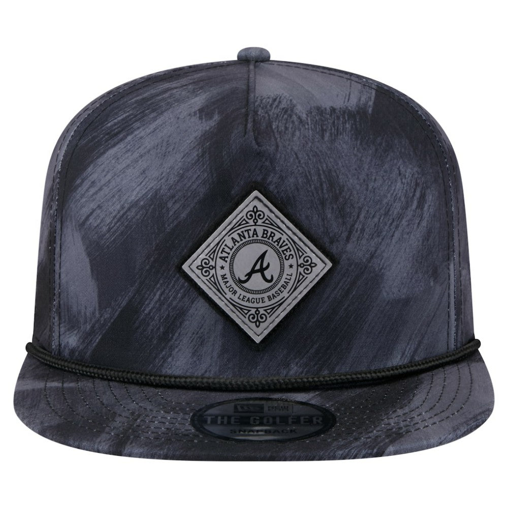 Atlanta Braves New Era Printed Golfer Snapback Hat Sale