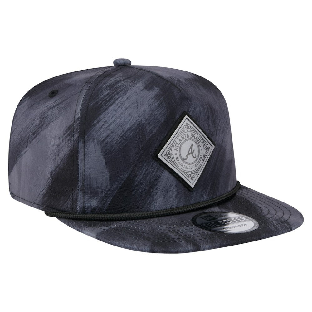 Atlanta Braves New Era Printed Golfer Snapback Hat Sale