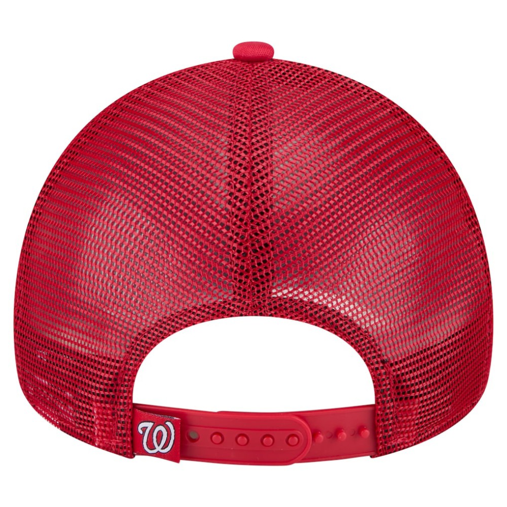 Washington Nationals New Era Distressed 9FORTY A-Frame Adjustable Trucker Hat for sale