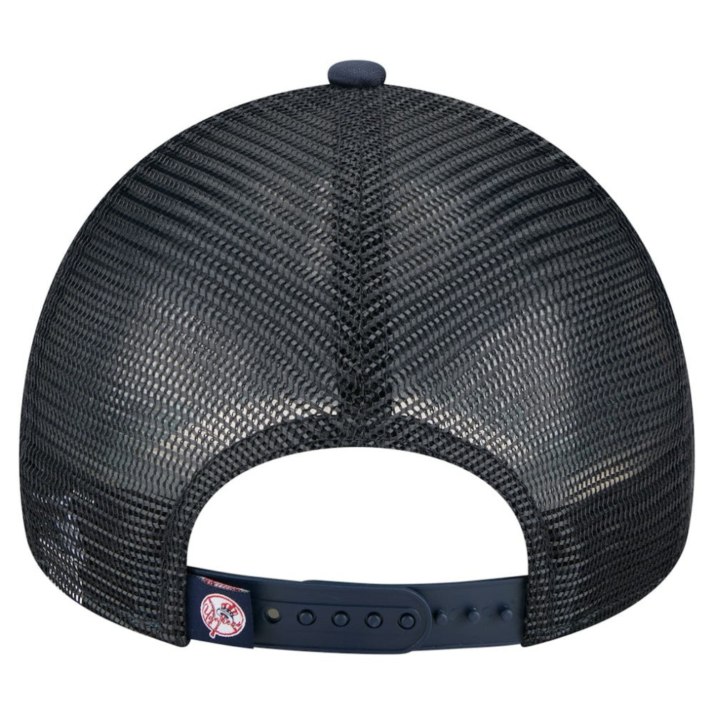 New York Yankees New Era Distressed 9FORTY A-Frame Adjustable Trucker Hat Outlet