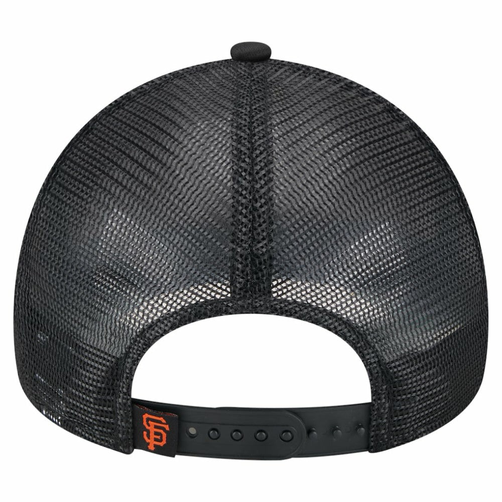 San Francisco Giants New Era Distressed 9FORTY A-Frame Adjustable Trucker Hat Sale