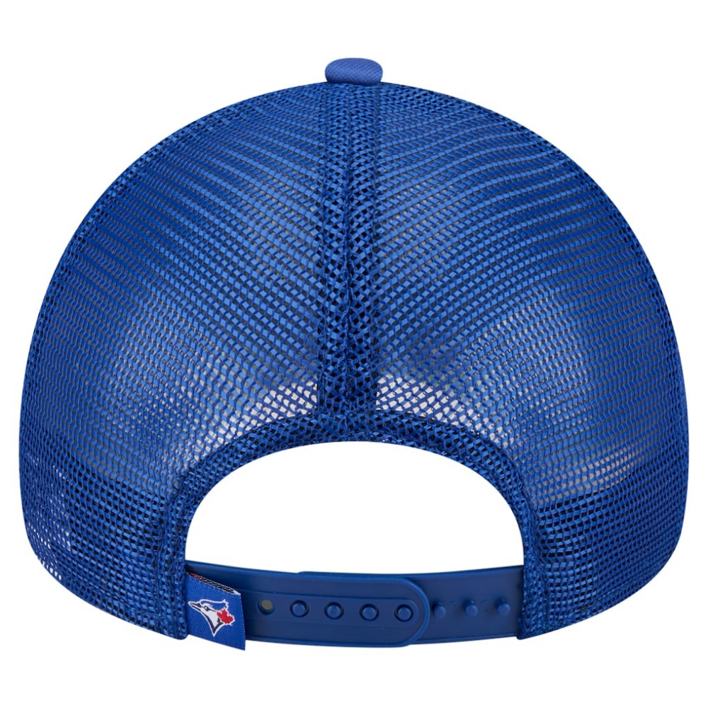 Toronto Blue Jays New Era Distressed 9FORTY A-Frame Adjustable Trucker Hat Online