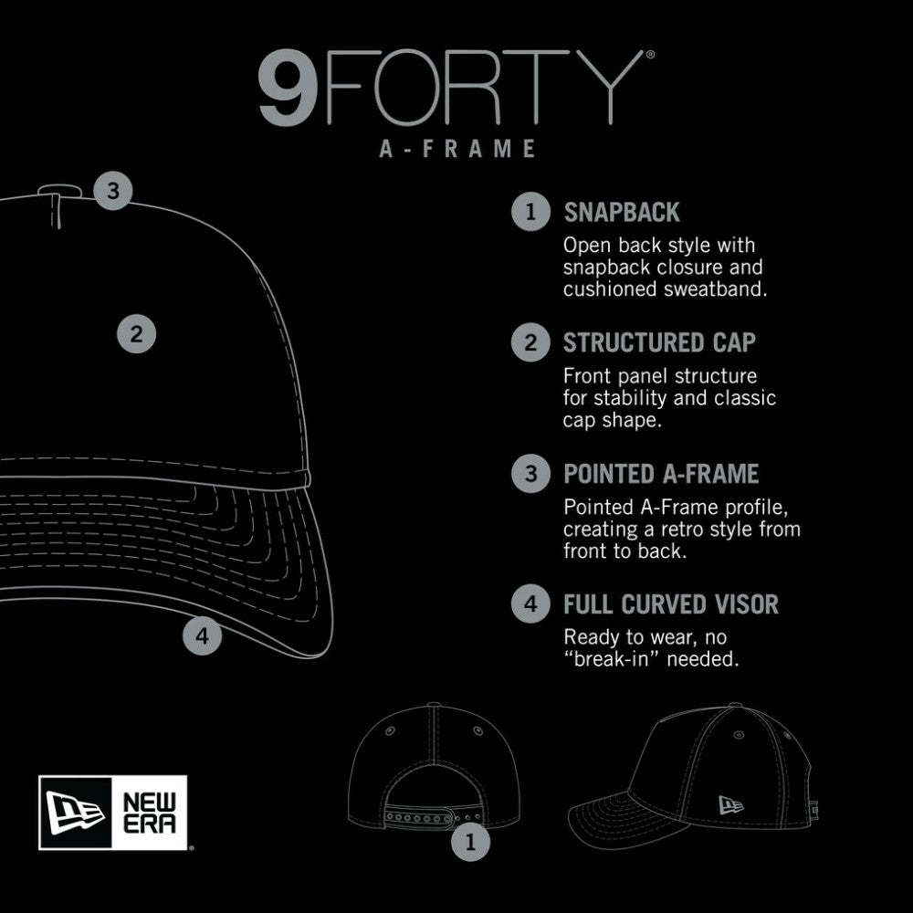 Chicago White Sox New Era Distressed 9FORTY A-Frame Adjustable Trucker Hat for sale