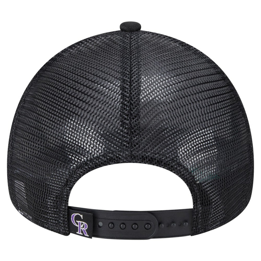 Colorado Rockies New Era Distressed 9FORTY A-Frame Adjustable Trucker Hat Discount