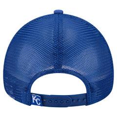 Kansas City Royals New Era Distressed 9FORTY A-Frame Adjustable Trucker Hat Sale