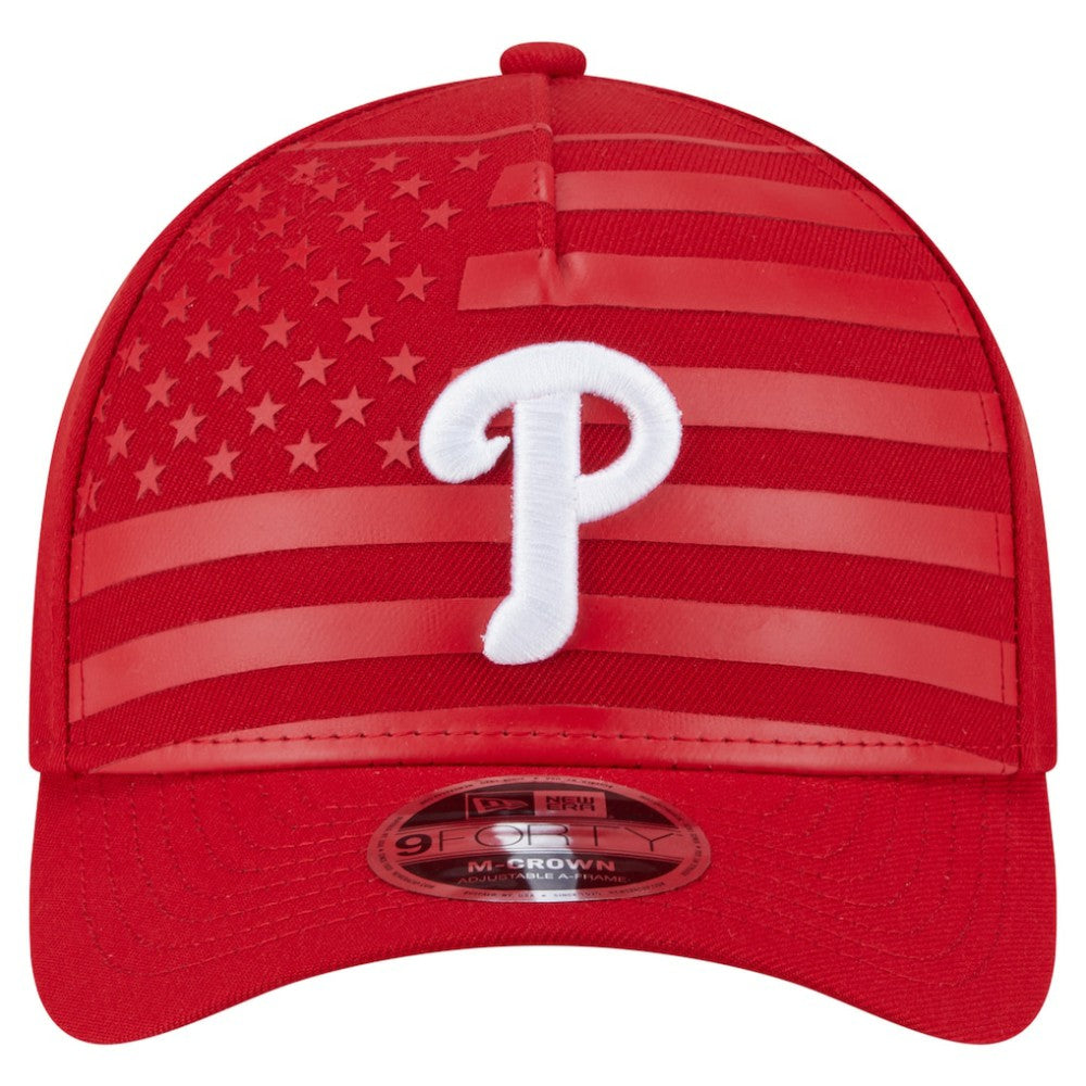 Philadelphia Phillies New Era American Flag 9FORTY M-Crown A-Frame Adjustable Hat Discount