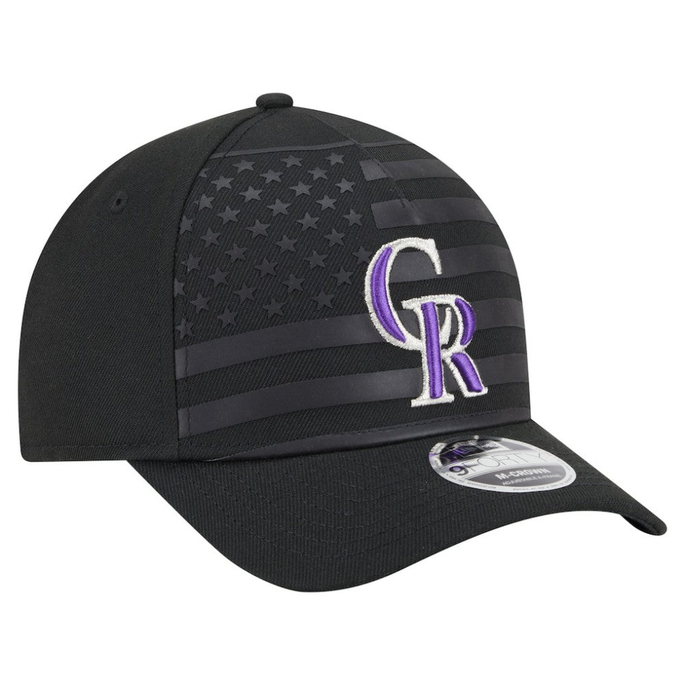 Colorado Rockies New Era American Flag 9FORTY M-Crown A-Frame Adjustable Hat Online