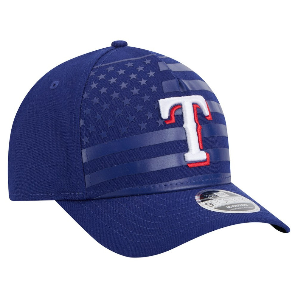 Texas Rangers New Era American Flag 9FORTY M-Crown A-Frame Adjustable Hat Sale