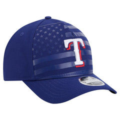 Texas Rangers New Era American Flag 9FORTY M-Crown A-Frame Adjustable Hat Sale