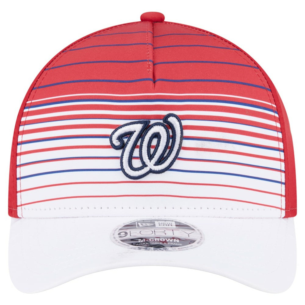 Washington Nationals New Era Gradient 9FORTY M-Crown Adjustable Hat Outlet