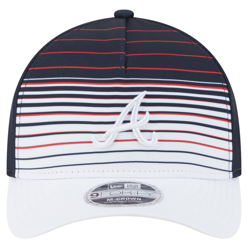 Atlanta Braves New Era Gradient 9FORTY M-Crown Adjustable Hat Outlet