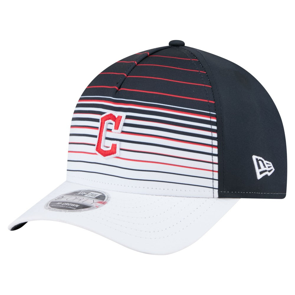 Cleveland Guardians New Era Gradient 9FORTY M-Crown Adjustable Hat Outlet
