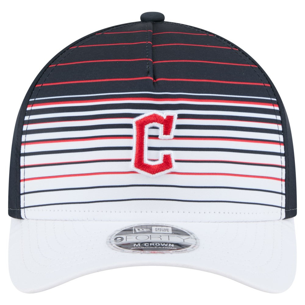Cleveland Guardians New Era Gradient 9FORTY M-Crown Adjustable Hat Outlet