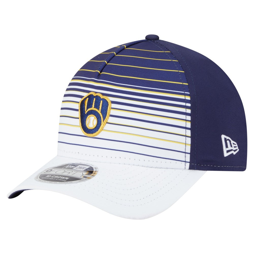 Milwaukee Brewers New Era Gradient 9FORTY M-Crown Adjustable Hat for sale