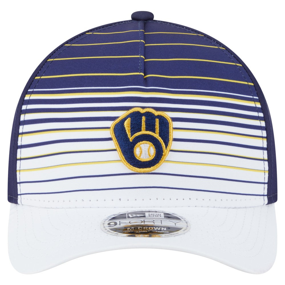 Milwaukee Brewers New Era Gradient 9FORTY M-Crown Adjustable Hat for sale