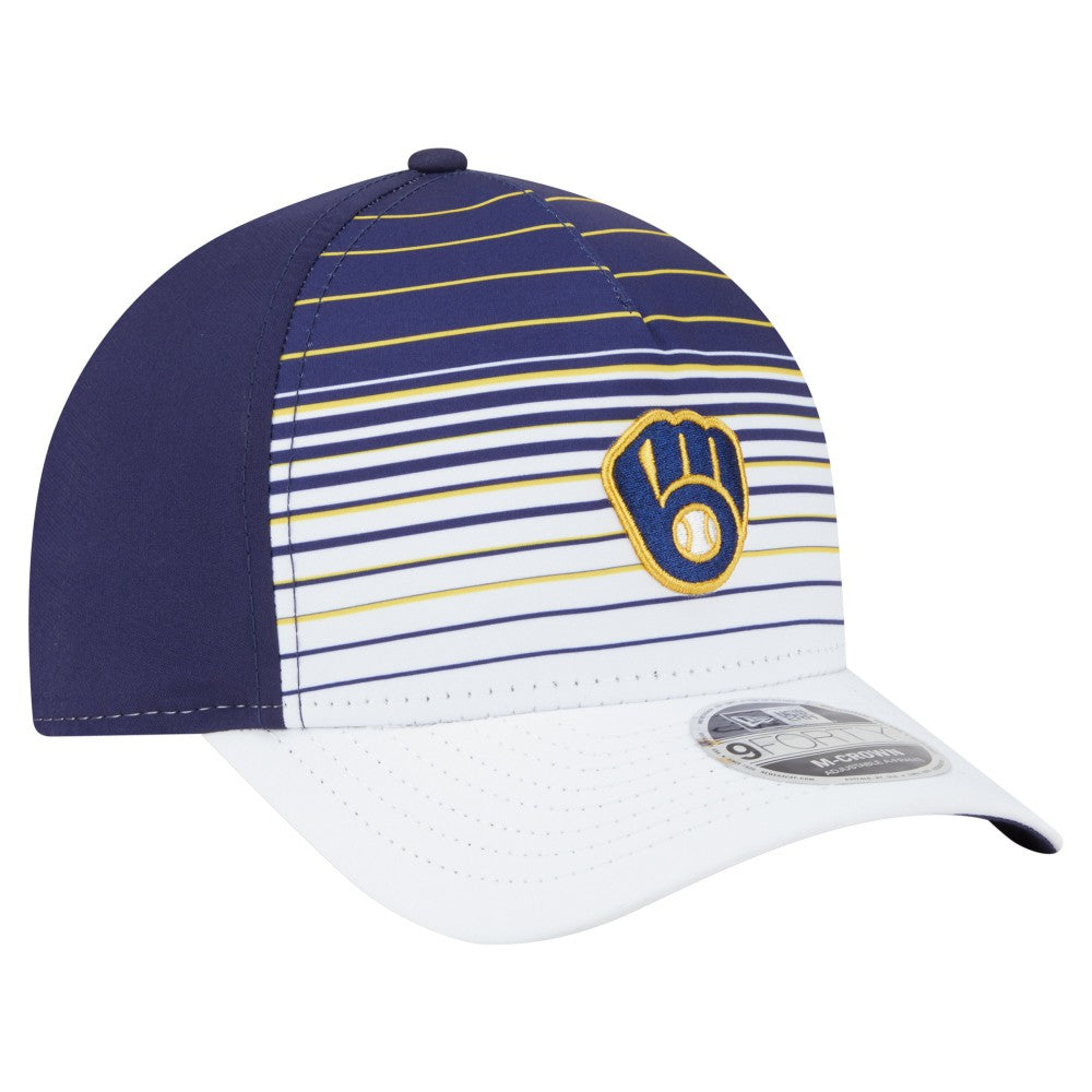 Milwaukee Brewers New Era Gradient 9FORTY M-Crown Adjustable Hat for sale